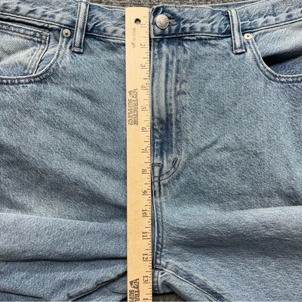 Madewell Jeans Womens 33 (38x31) Blue Super Wide Leg Preppy Modern Denim Skater - Picture 8 of 14